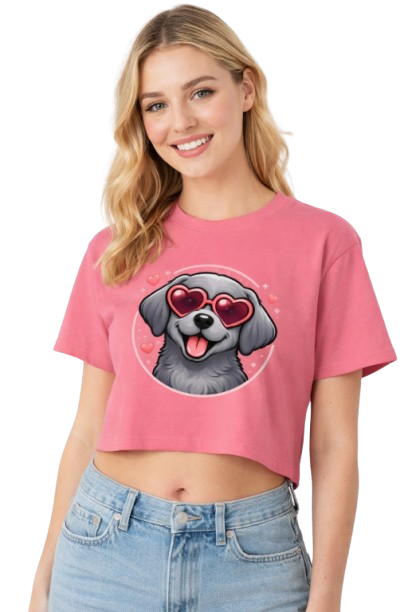 Heart-Eyes Pup Women’s T-Shirt